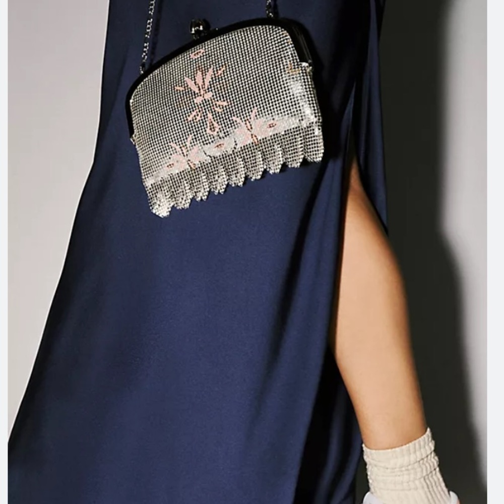 Free people whiting & Davis  roaring 20s clutch purse new with tags